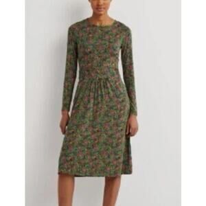 draped bust a-line mini dress in terracotta Terracotta Maxi Dress With Sleeves